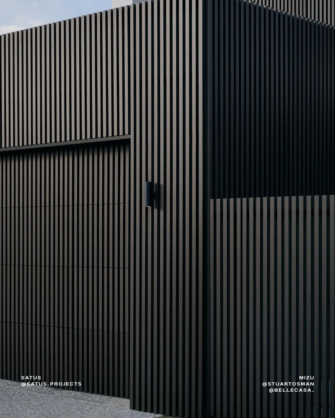 MIZU, a quiet facade shaped by clean lines, natural textures and a design approach centred around restraint rather than excess.