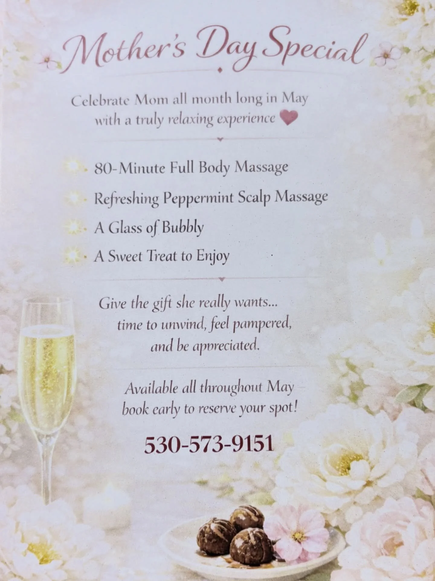 Mother&rsquo;s Day is just around the corner! 
Our friends @lily_summit_bodywork have an excellent way to show mom you care! 

Located just above the Mad Dog Cafe in woodfords.