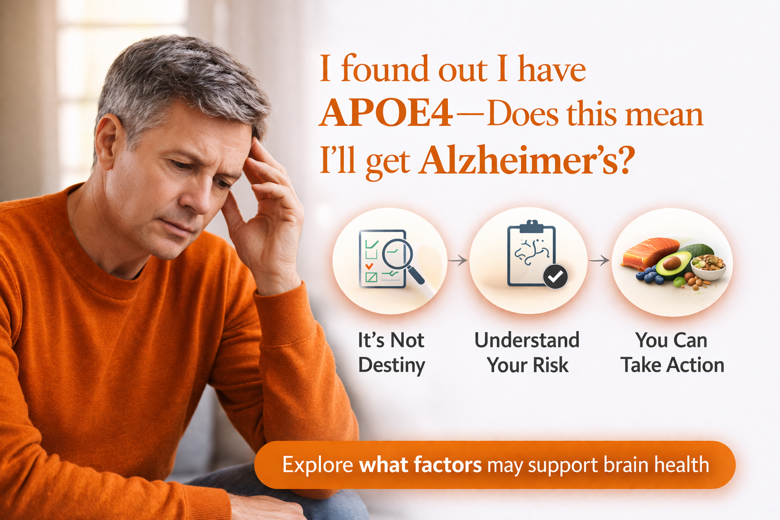 I’ve Just Found I Have the APOE4 Gene… What does this mean?