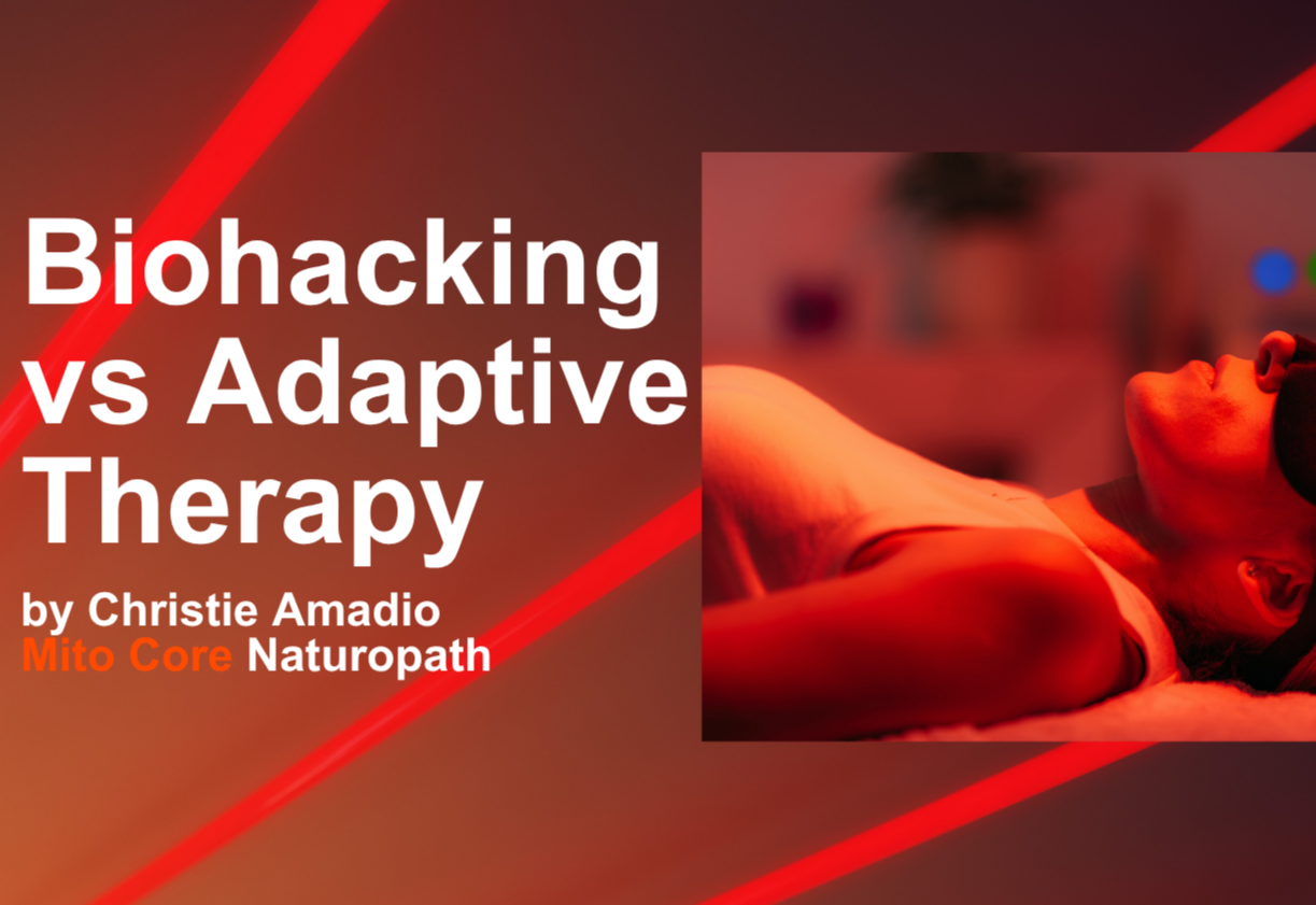 Biohacking vs Adaptive Therapy: Same thing or something different?