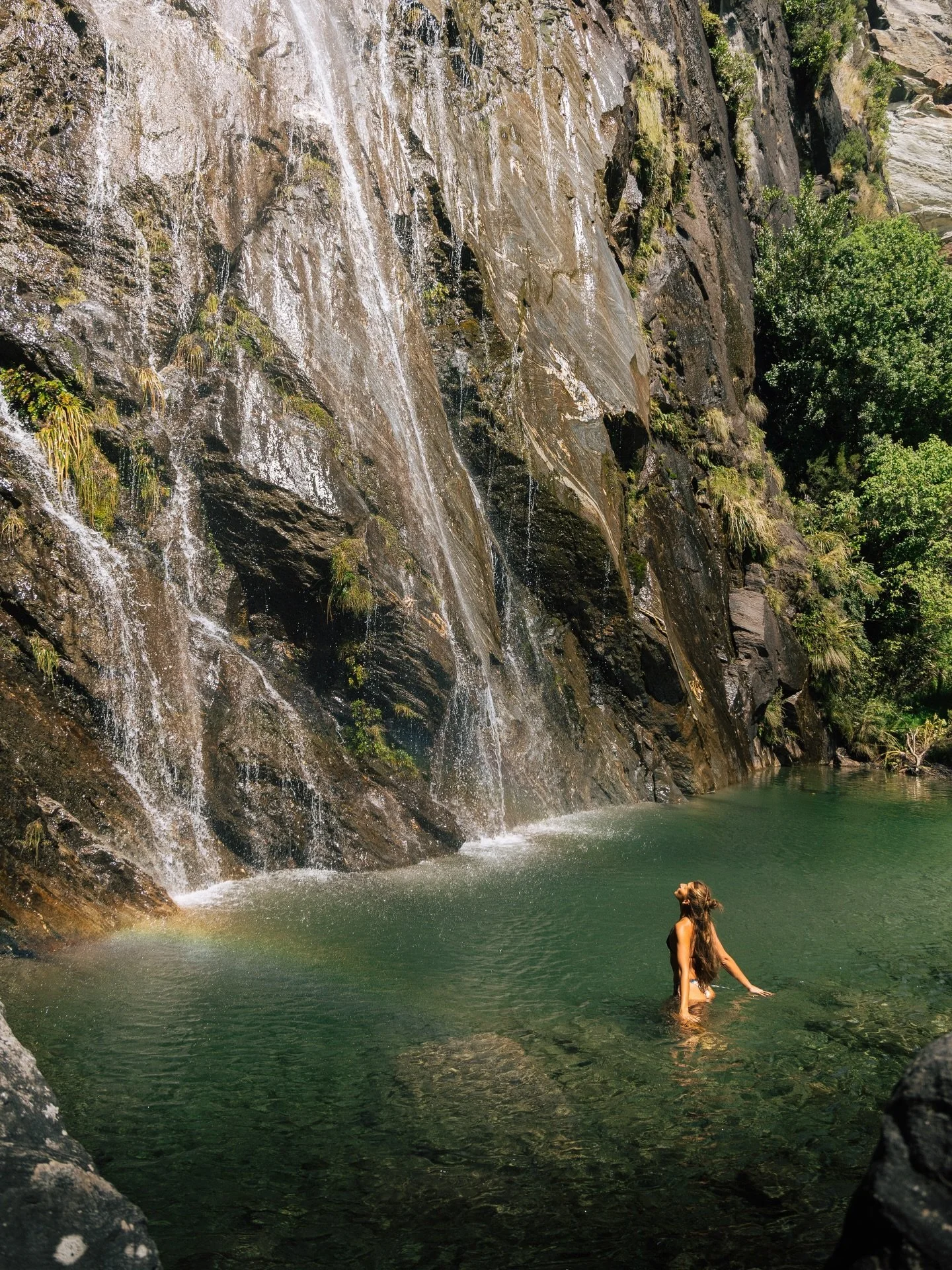 The most magical day spent in Mt Aspiring where the water looked so refreshing my camera decided to go for a swim. This was the only photo that survived, but it was a day filled with good food, swimming in glacial water, manifestations and strawberry