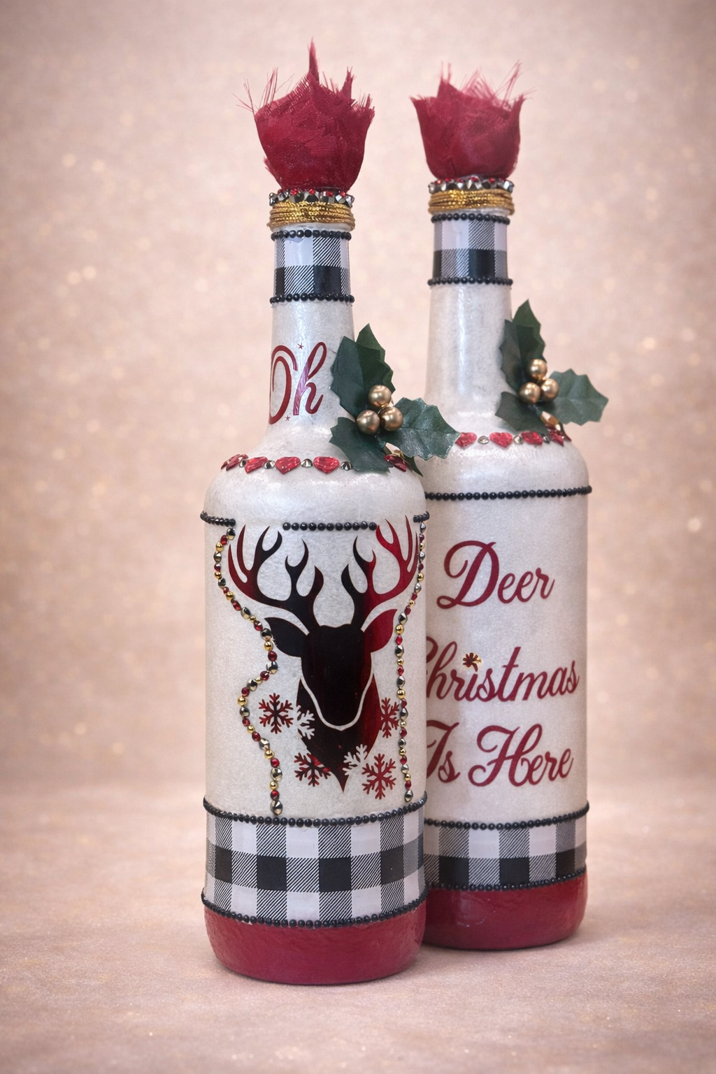 Oh Deer Holiday Statement Bottle - -Luxury Collection