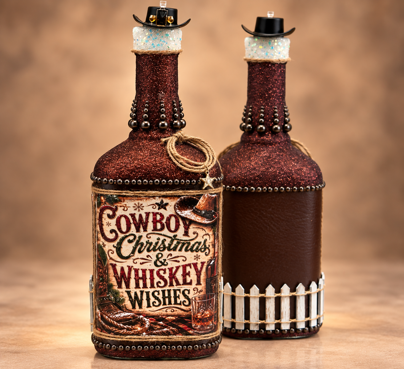 Cowboy Christmas & Whiskey Wishes |  Keepsake Bottle - Legacy Collection