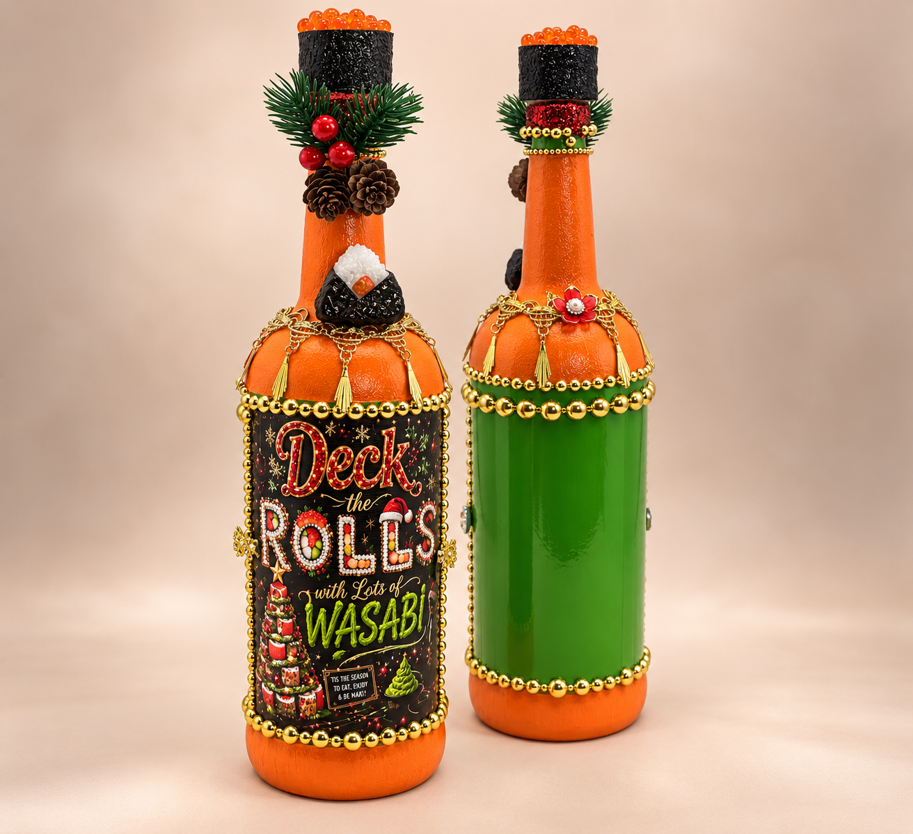 Deck the Rolls with Lots of Wasabi |  Keepsake Bottle - Luxury Collection