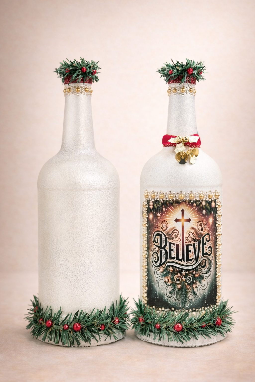 Believe Christmas Faith Legacy Decorative Bottle- Luxury Collection