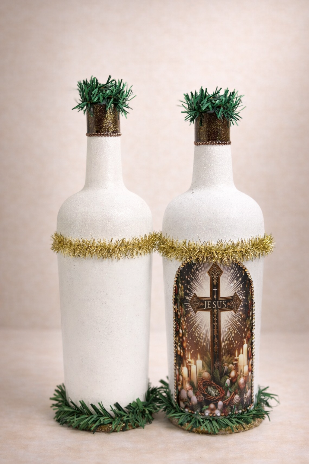 Jesus Cross Christmas Devotion Bottle - Signature Collection