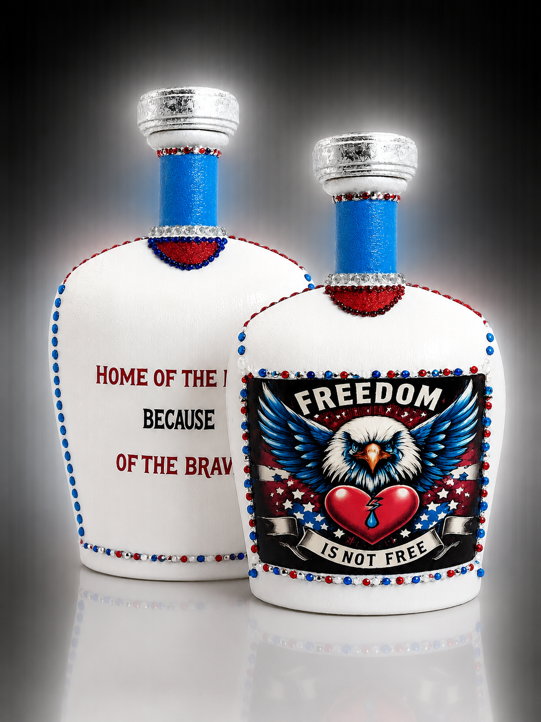 Freedom & Valor Patriotic Tribute |  Keepsake Bottle - Luxury Collection