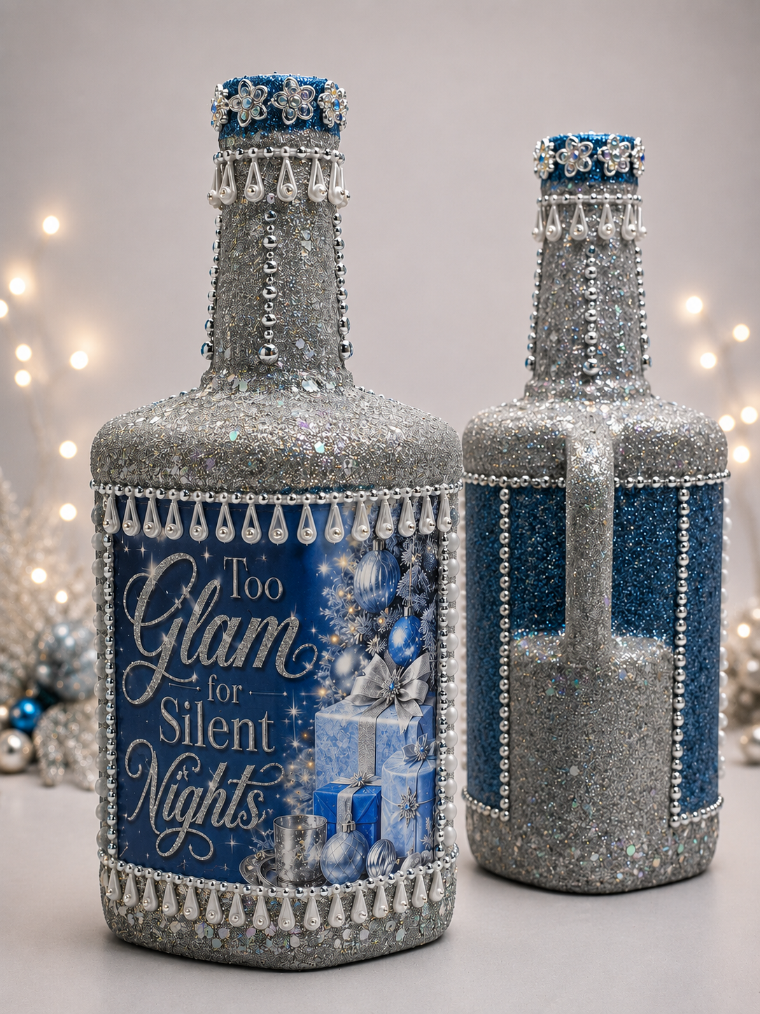 Too Glam for Silent Nights Blue