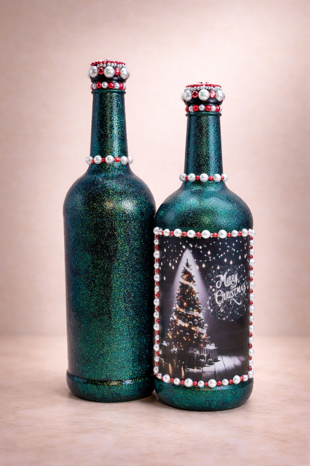 Merry Christmas Starlight Tree Keepsake Bottle - Luxury Collection