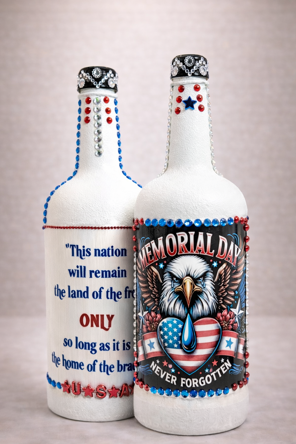 Never Forgotten Memorial Day Tribute Bottle - Luxury Collection