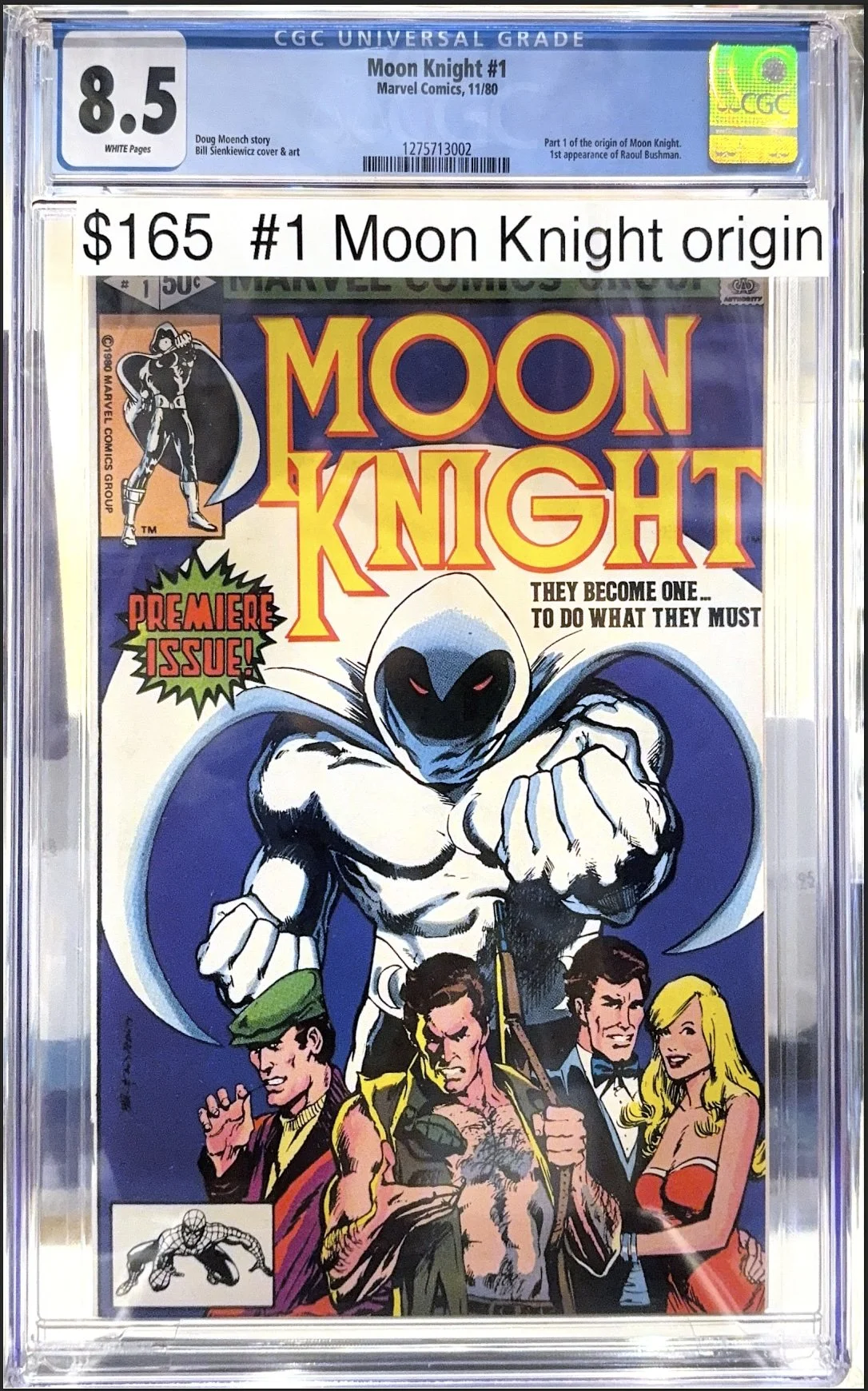CGC Comic Moon Knight #1 (Origin)