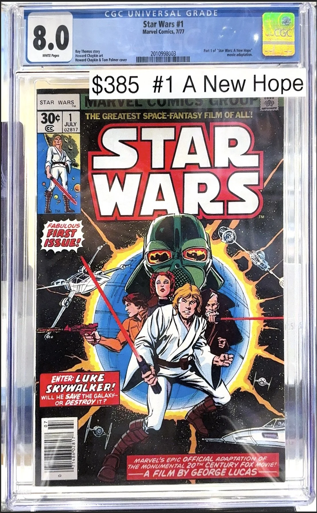 CGC Comic Star Wars #1- A New Hope