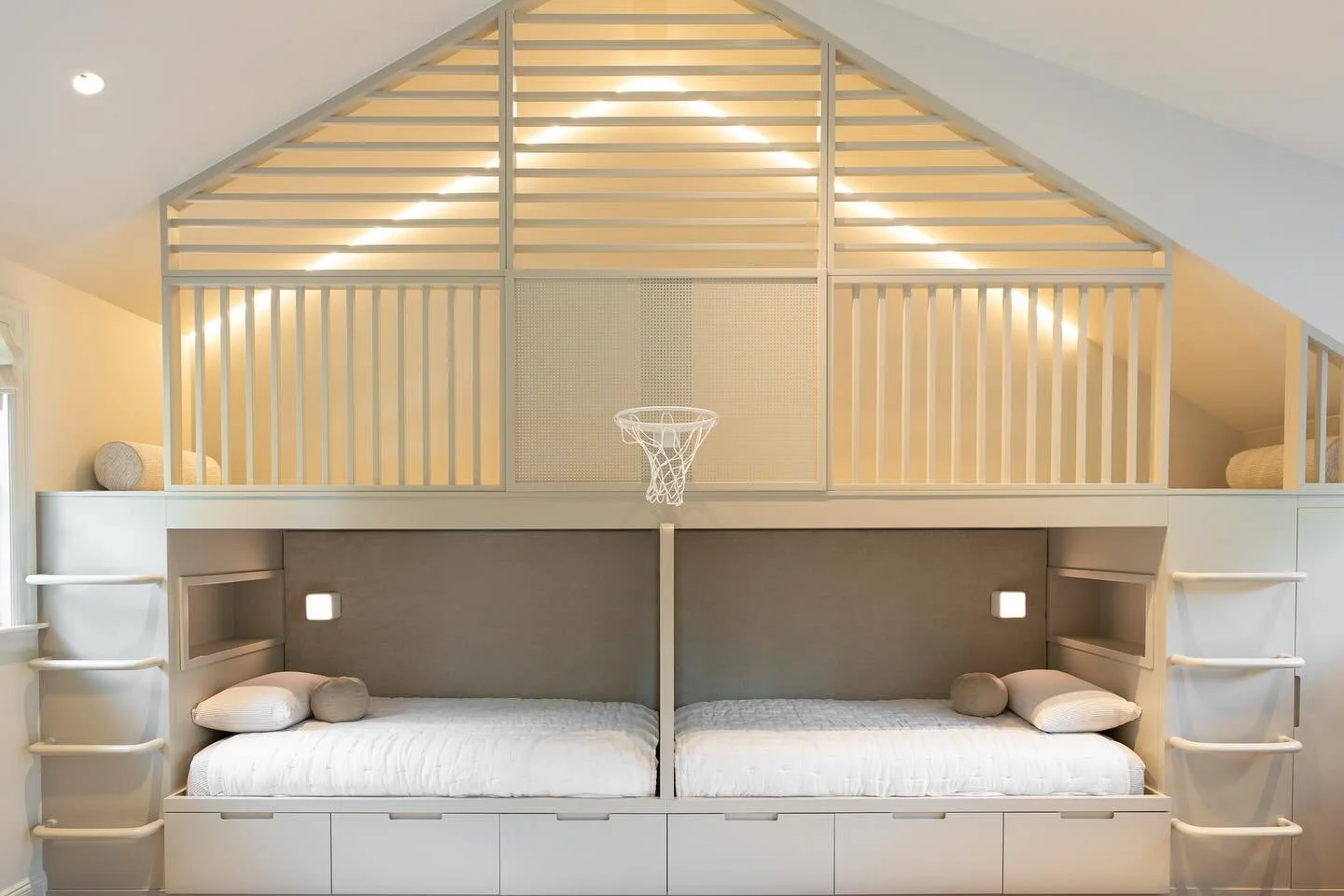 A finalist in the @athomefc A-List awards, this attic turned timeless playroom will be a favorite respite for this family for years to come

Interior Design: @kategelfandid 
Millwork: @gs.woodworking 
Architecture: @christianraestudio