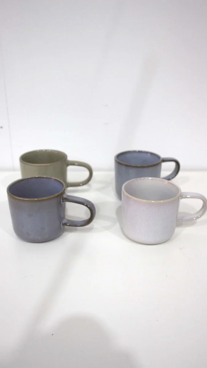 Ceramic Mugs Neutral 01 (x4)