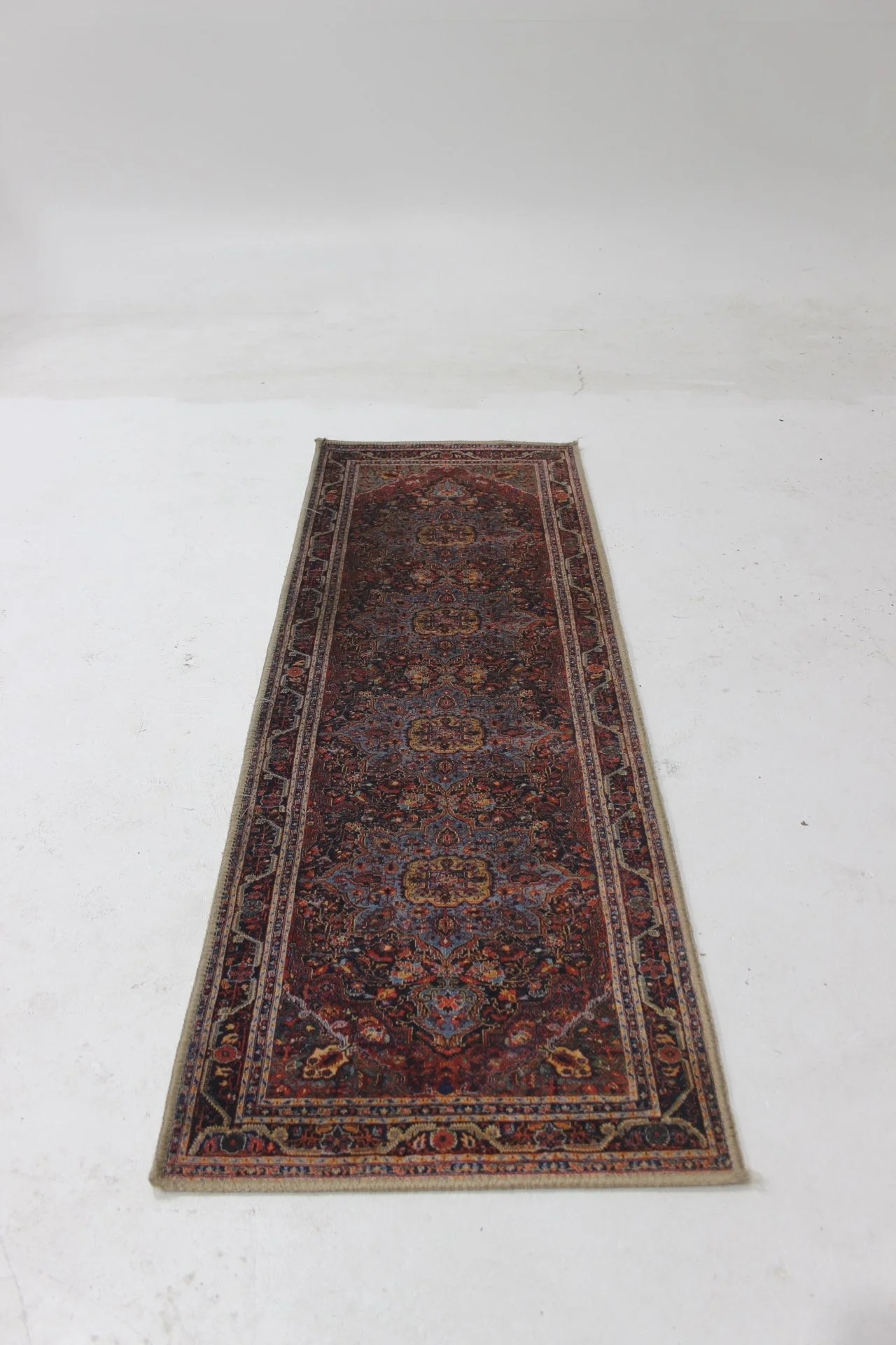 Burgundy Printed Runner (60x184cm)