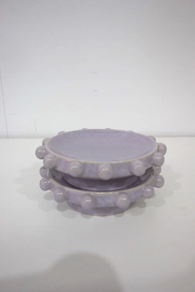 Lilac Ceramic Plates 01 x2