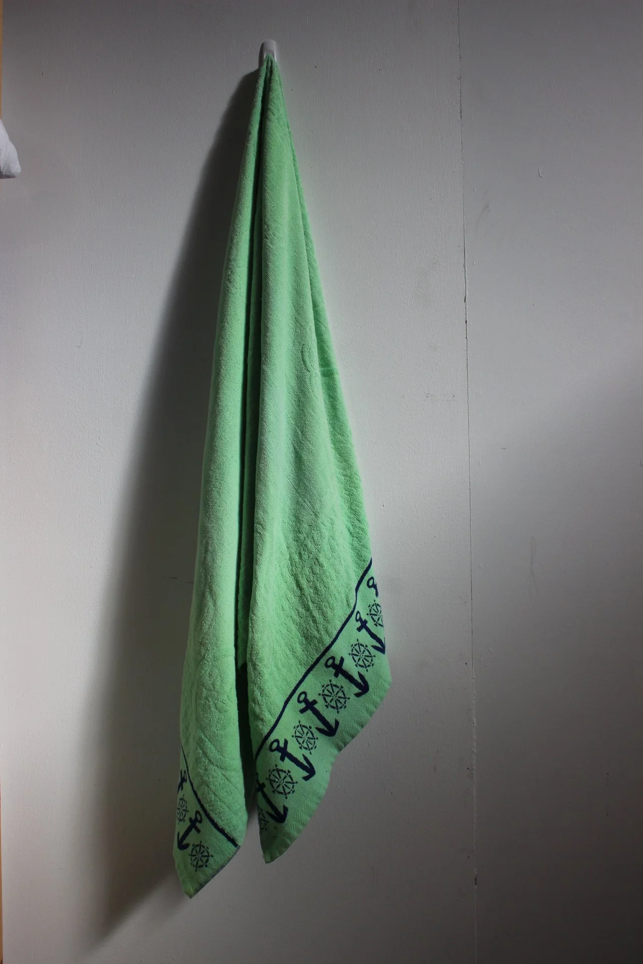 Green Sailing Beach Towel