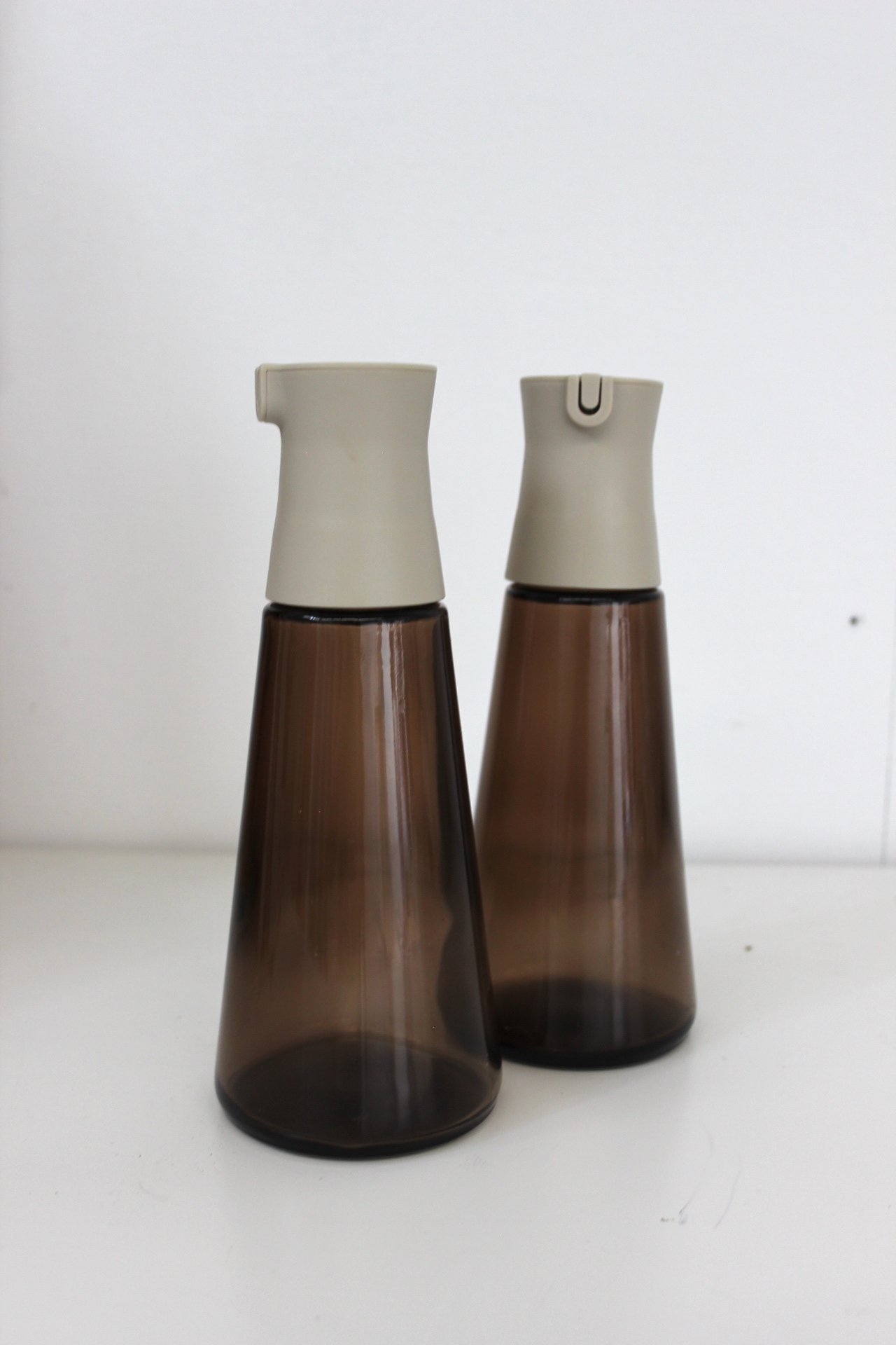Brown Glass Dressing Bottles