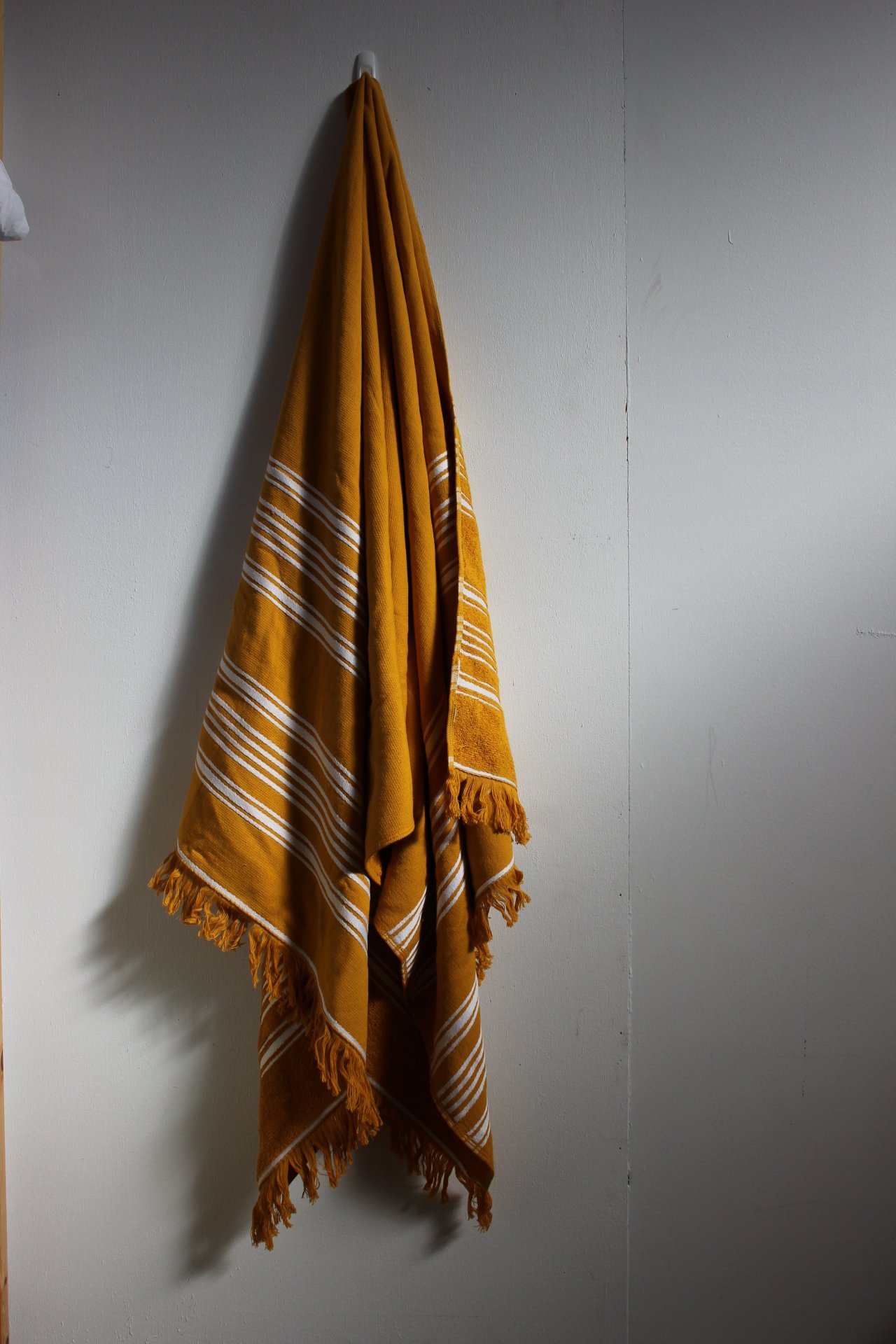 Mustard Striped Towel