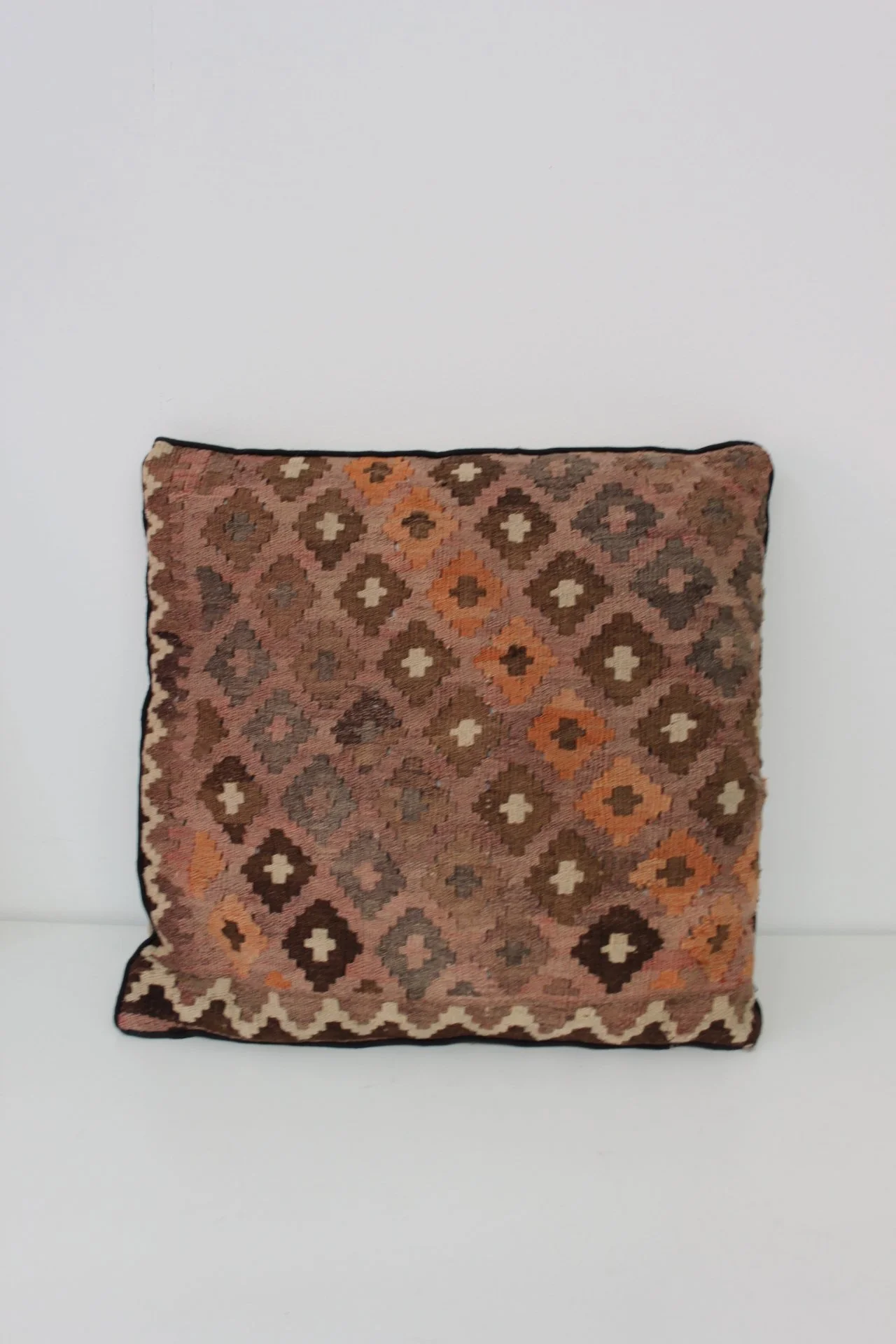Warm Afghan Woven Cushion (Light)