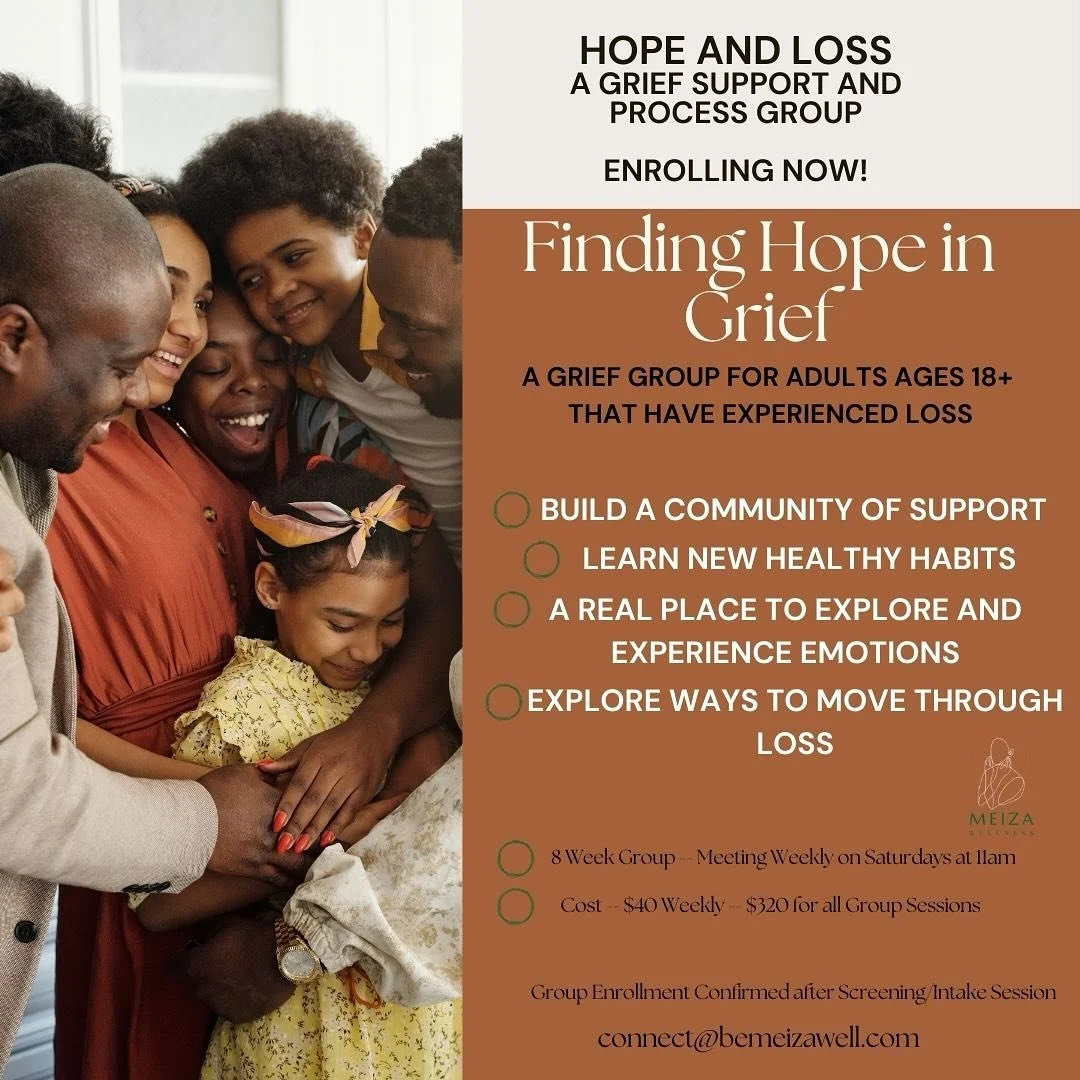 You don’t have to navigate grief alone. Join Finding Hope in Grief: A Grief and Loss Support Group for a safe space to heal, connect and find support. 🧡