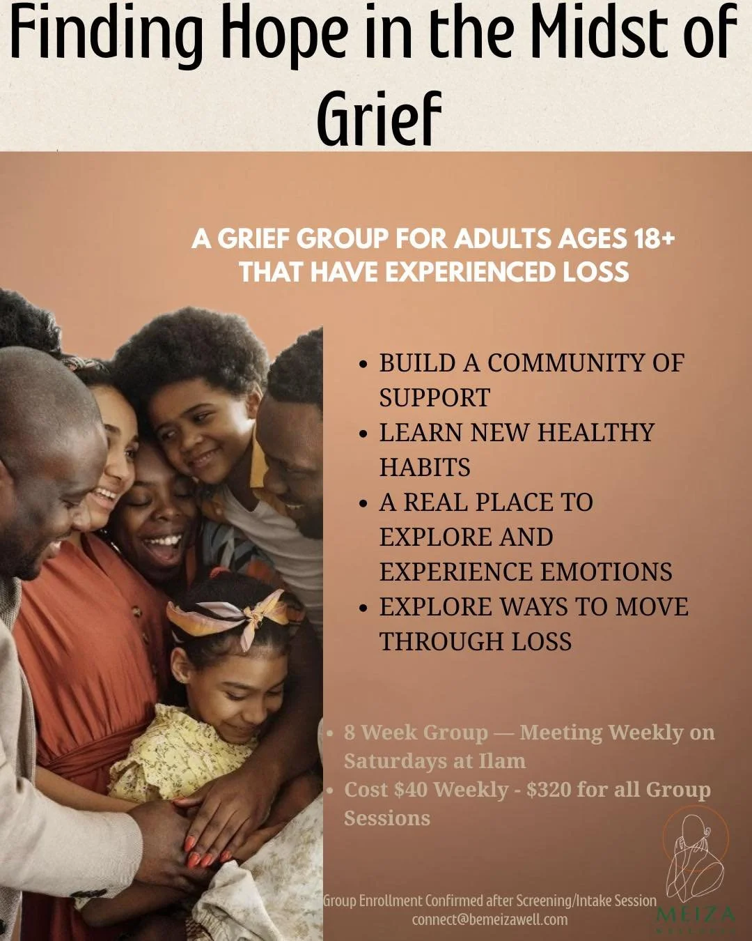 If you&rsquo;ve been carrying grief for a year or longer, you don&rsquo;t have to carry it alone.🤍

Join our in‑person 8‑week grief group, intentionally kept small (6&ndash;8 people) for deeper connection.

The first two gatherings welcome everyone;