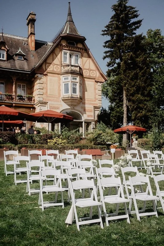 Freie Trauung im Garten der Villa Rothschild in Königstein