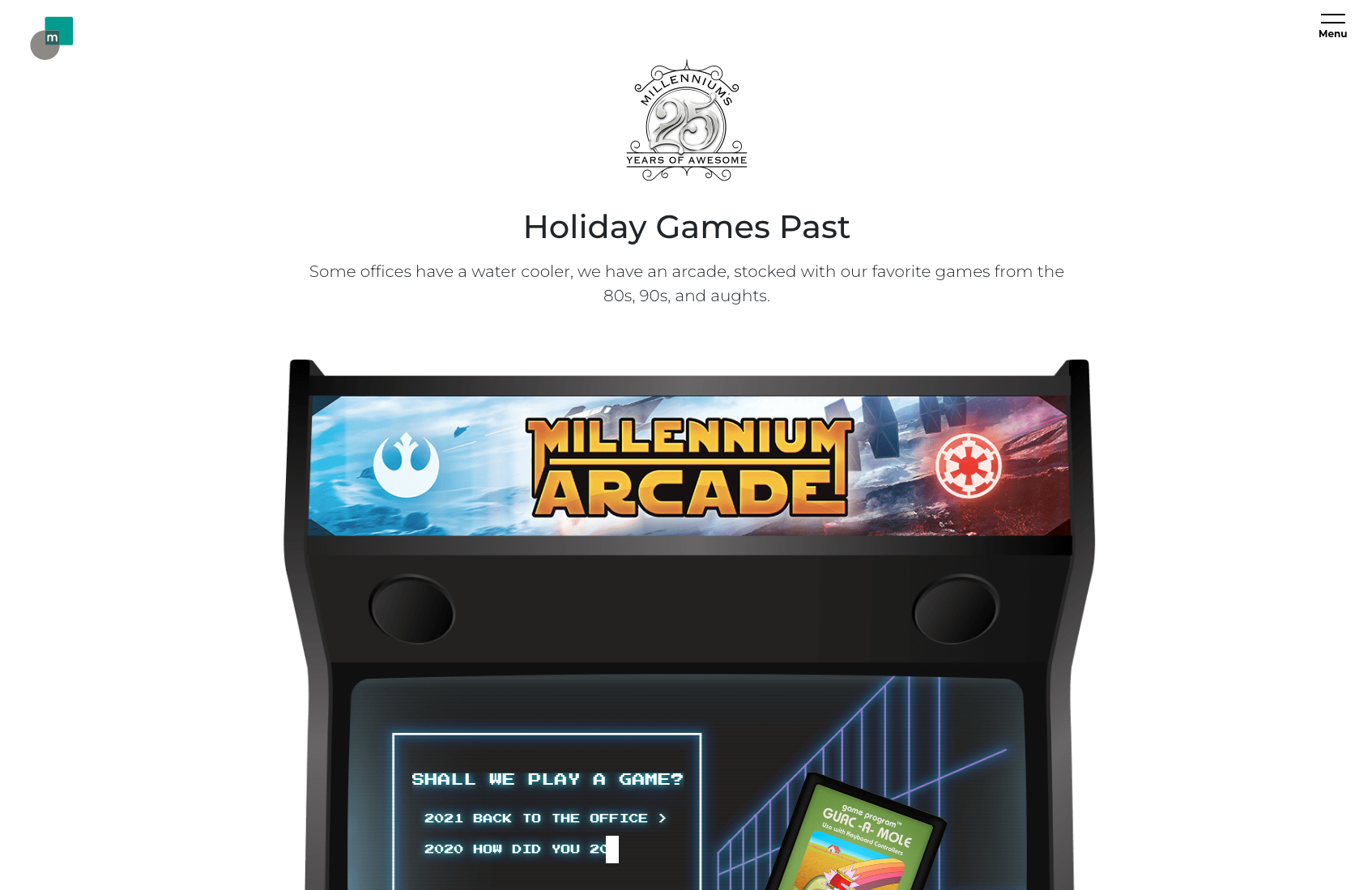 Holiday Games Past