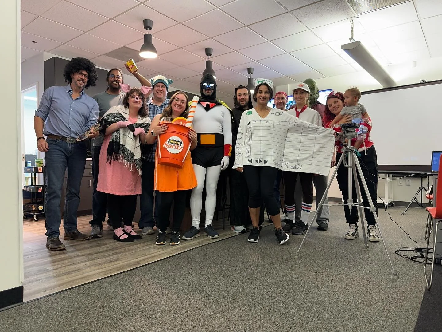Thanks to everyone who attended the in office Halloween party and to those that joined remote. A hybrid company can be amazing, but also challenging when it comes to getting folks together. We’re still working on it, and events like this help u
