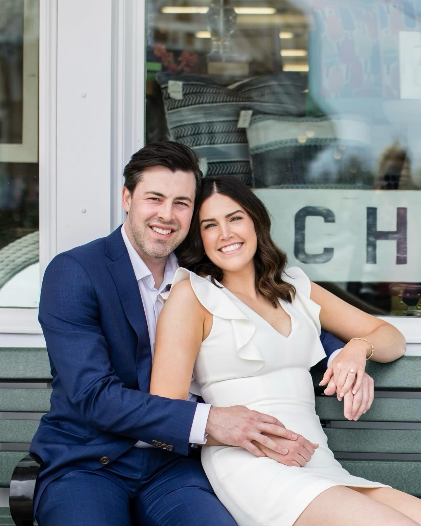 C&amp;G 🤍 This amazing couple is going to tie the knot at @chathambarsinn in July! How sweet was their downtown Chatham/Beach engagement session!? 

The countdown is on!