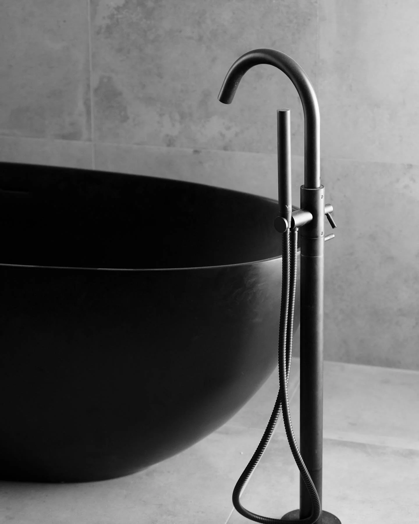 Dark, moody, and grounded in raw textures. Every week more of this homes character &amp; design is revealed.
Looking forward to handing this over to our clients very soon!