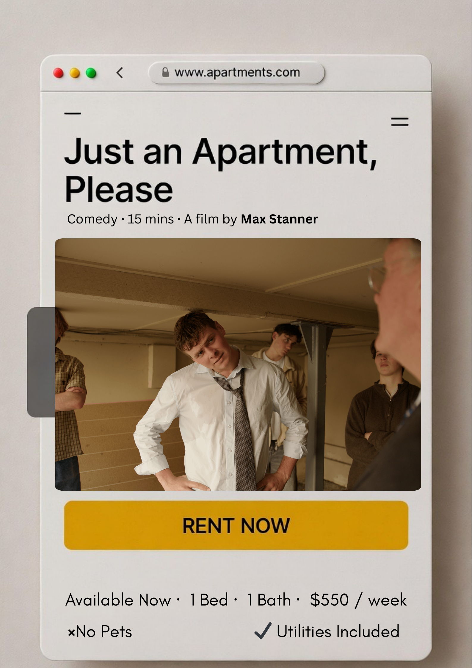 A5. Just an Apartment Please