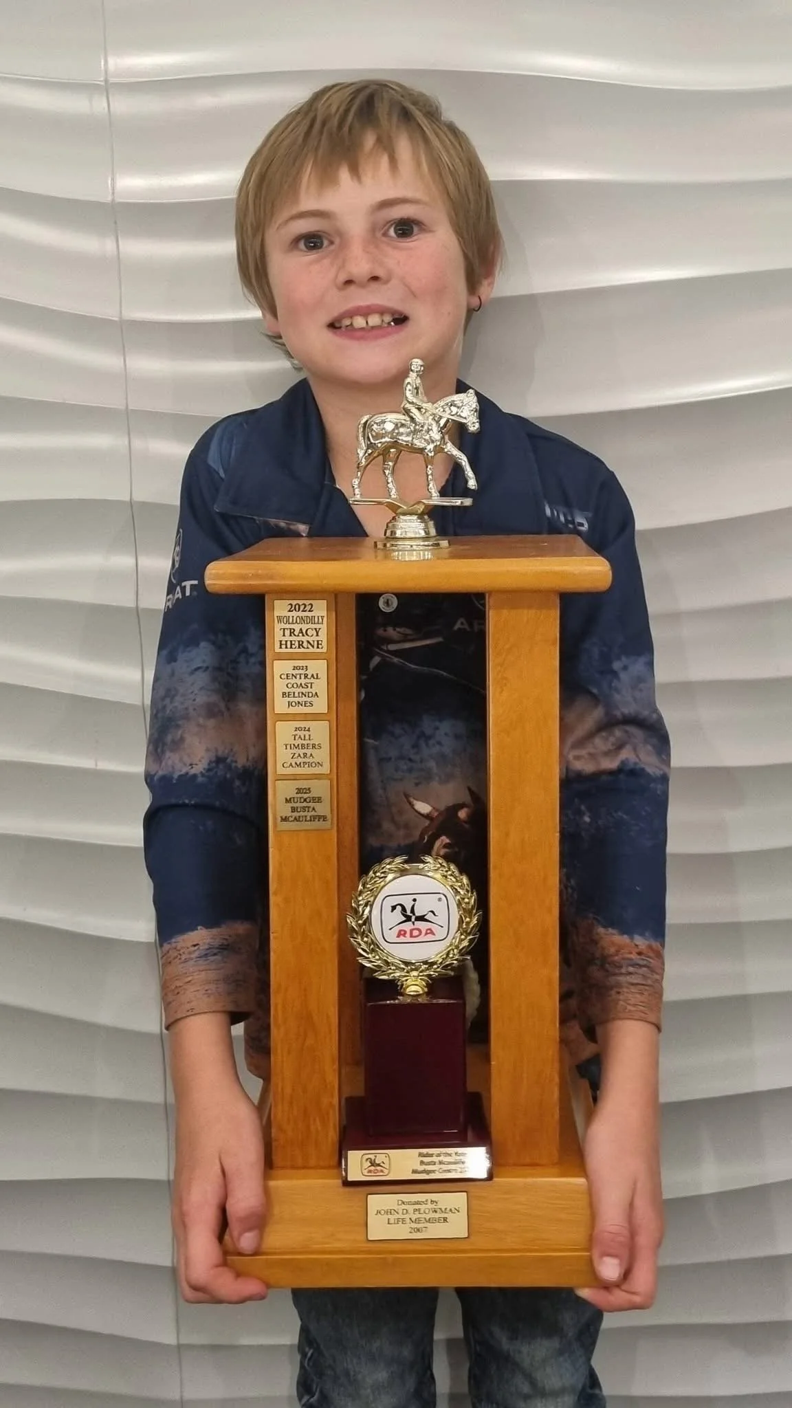 Congratulations to Busta who won RDA(NSW) rider of the year 2025
