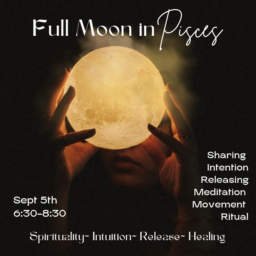 Do you feel the pull to slow down, tune in, and reconnect with your inner world?

Join Julie and other like minded women for a Full Moon Gathering at Intention Wellness Space in Lake Cowichan on Friday, September 5th from 6:30 to 8:30 PM.
~Under the 
