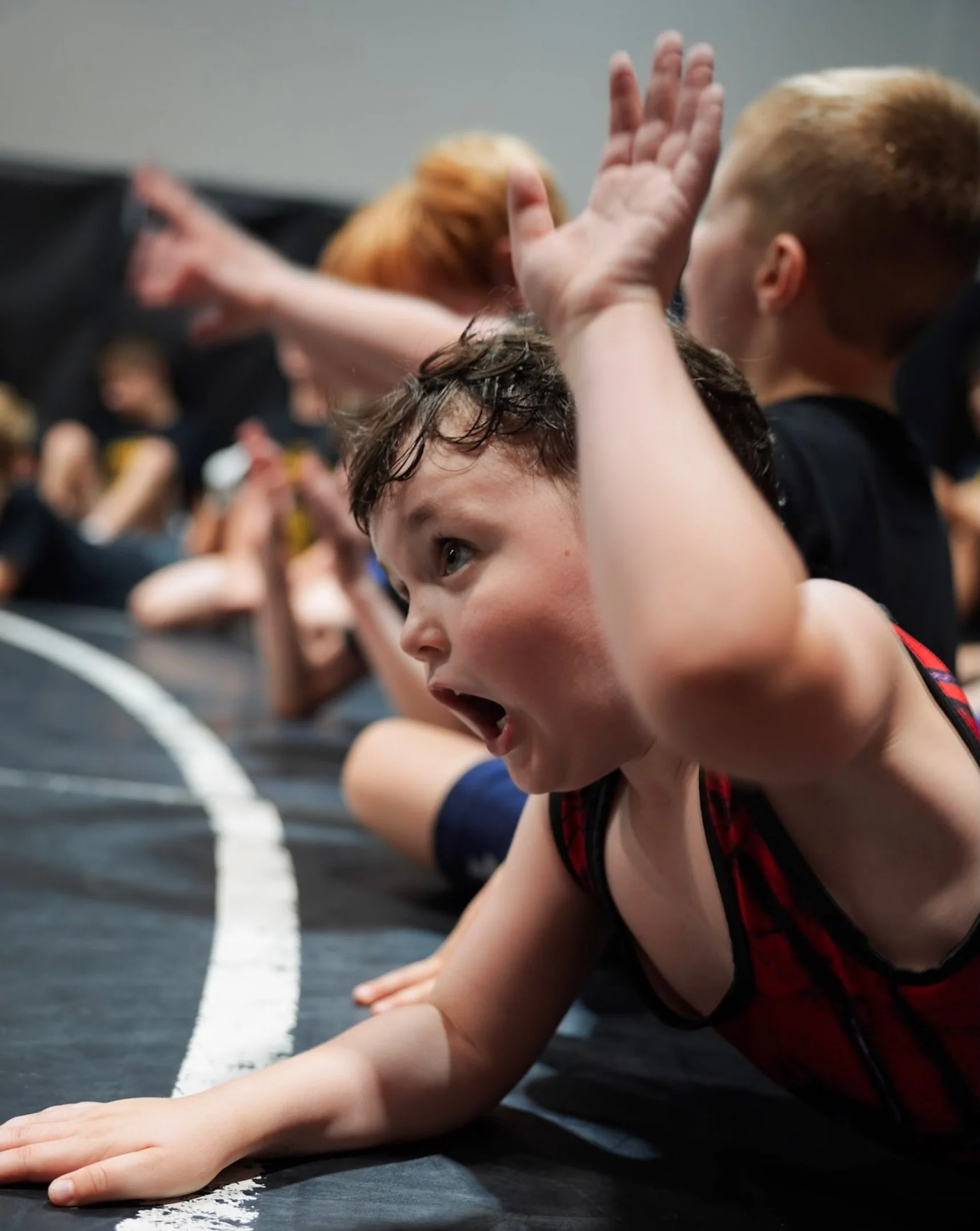 First camp of the summer is in the books. Two action packed days with @johnnidijuliusclinics, and one picture to summarize it all: epic!

Up next&hellip; Girls Camp July 25-26 with @trianglewomenswrestling and @believeinlouive 

📷 @gavinleo3541 

#T