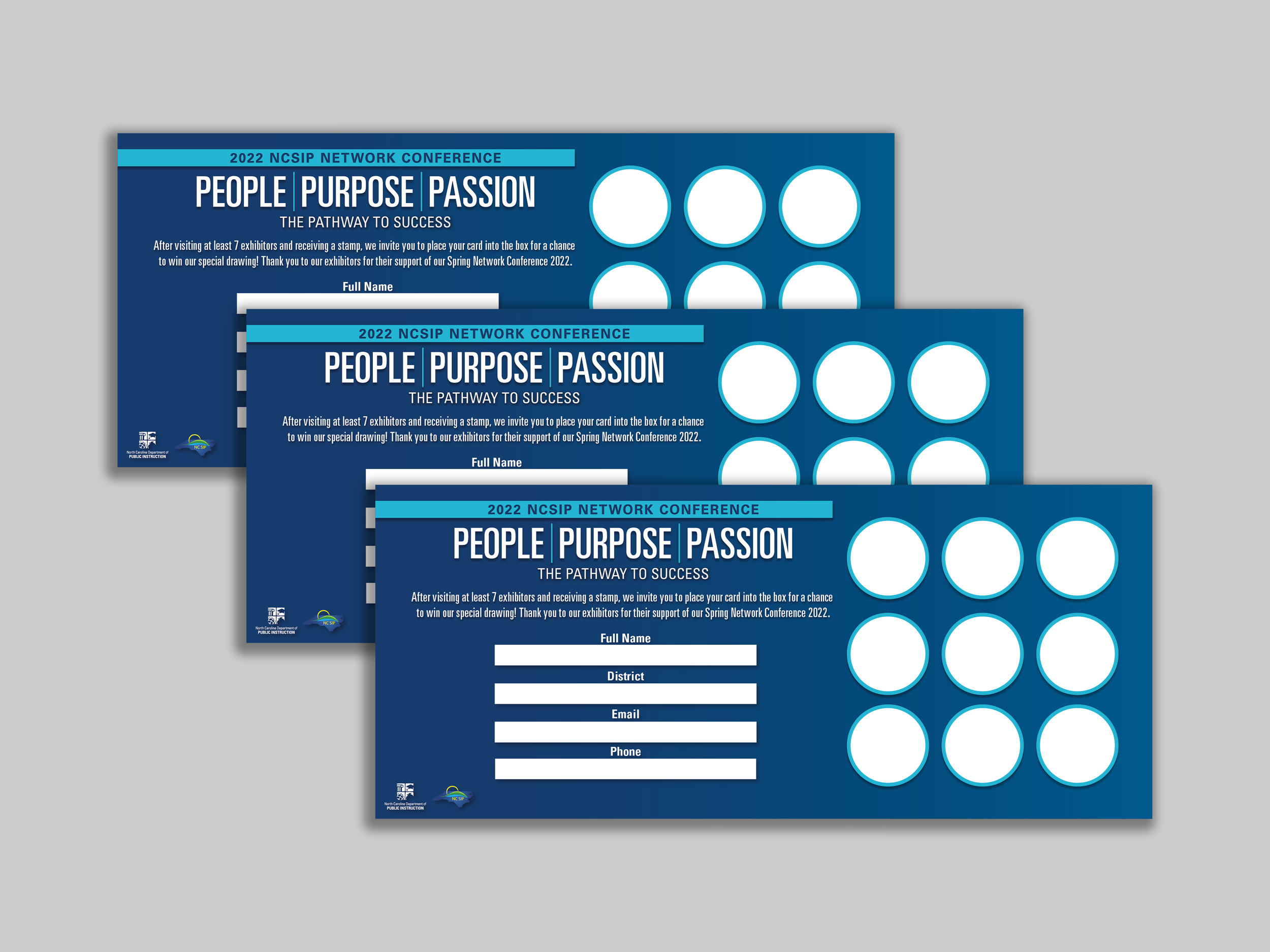 2022 NCSIP Network Conference Stamp Card