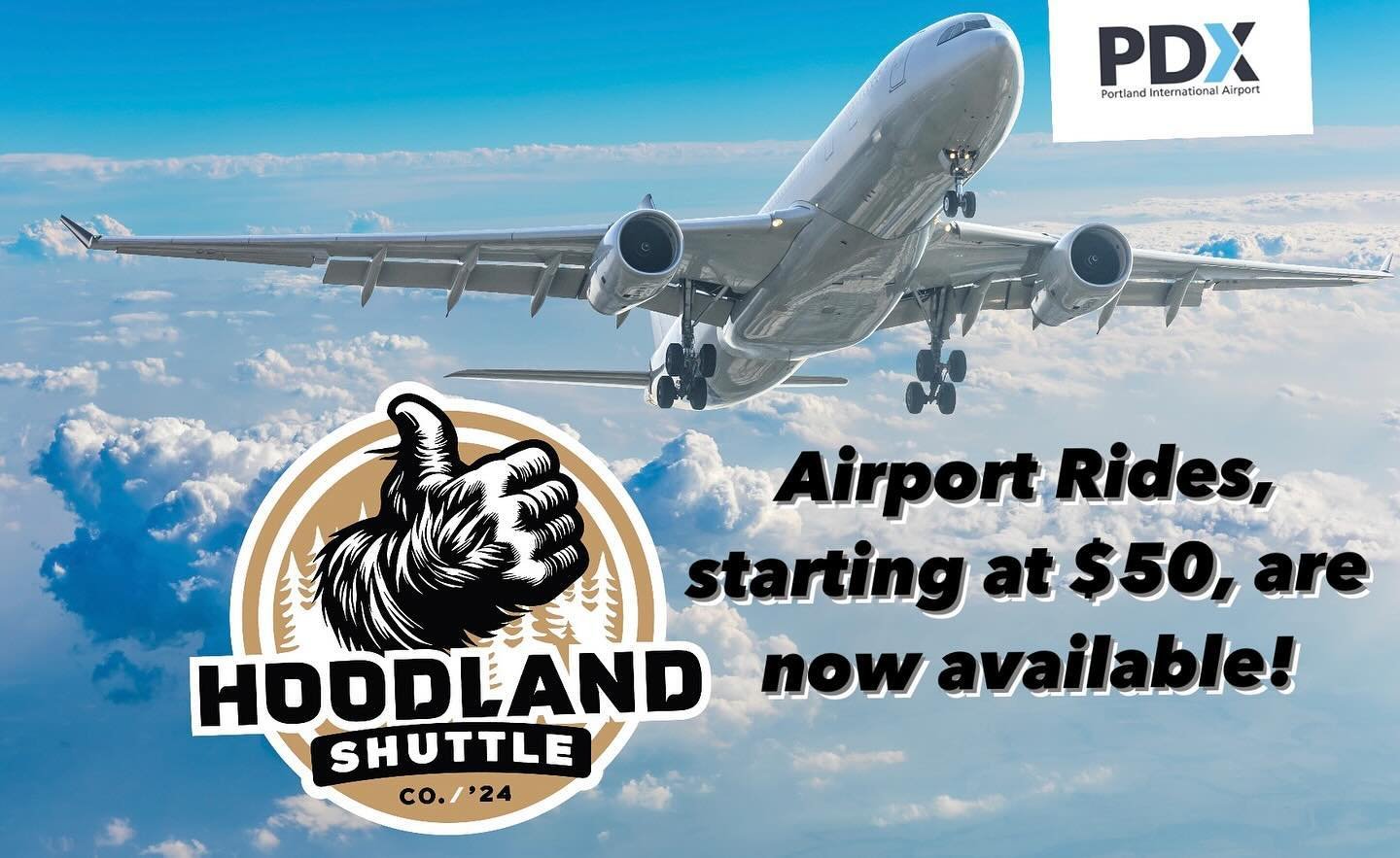 We are fully permitted to operate in Portland and PDX International! Let us take you to the airport for your next flight! Book online, call, or text! ✈️

#flypdx #airport #airportshuttle 
#connectingcommunities #hoodlandshuttle #shuttleheads #mthood 