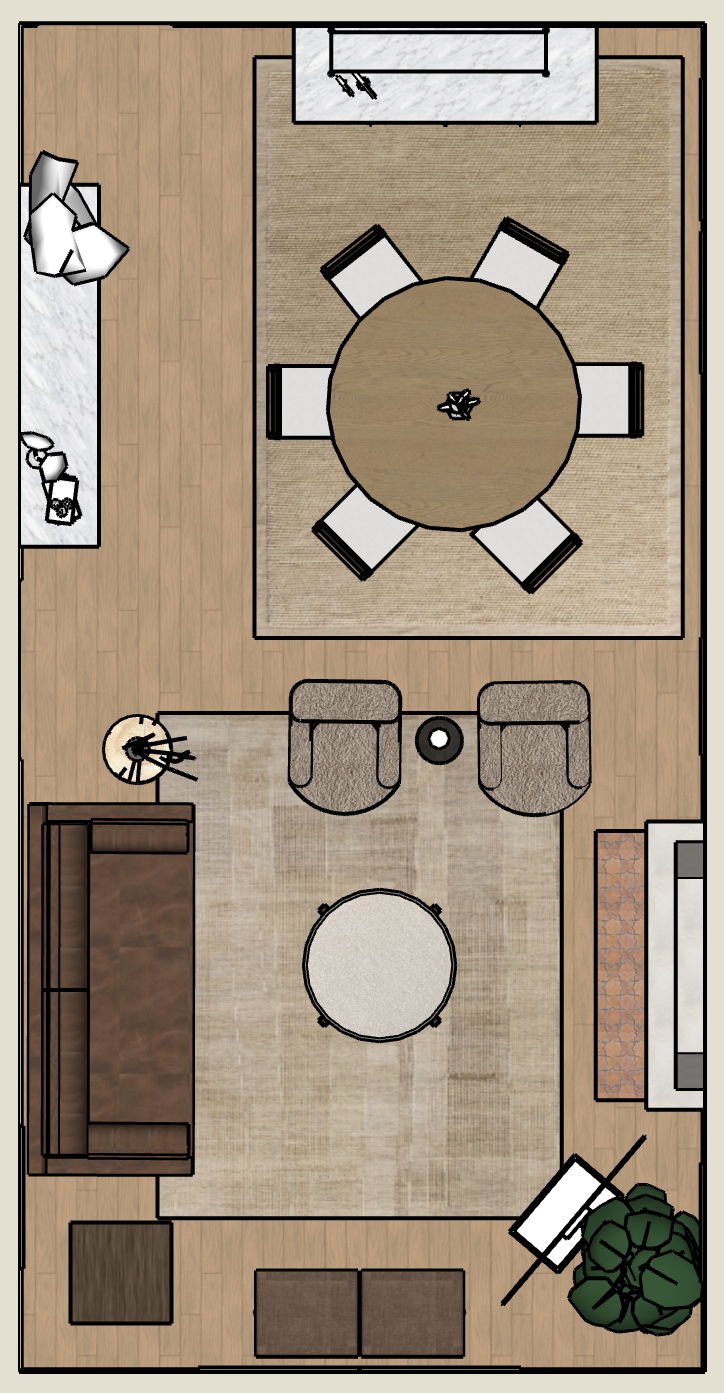 Rendered Floor Plan