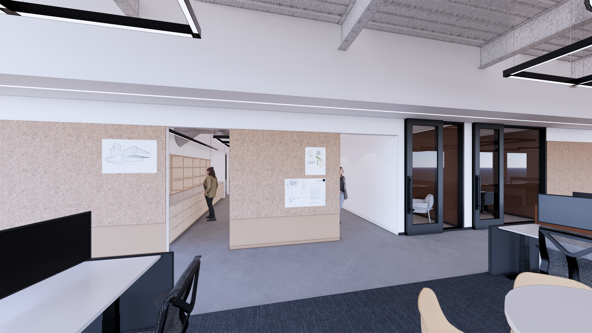 Library Pin-Up Rendering