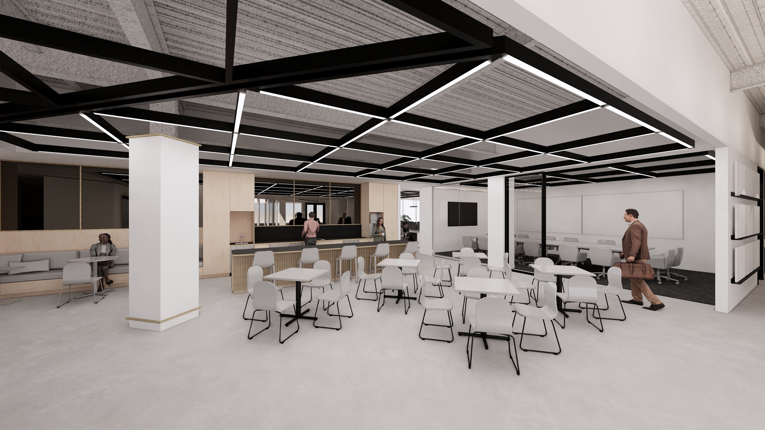 Rendering of Work Cafe