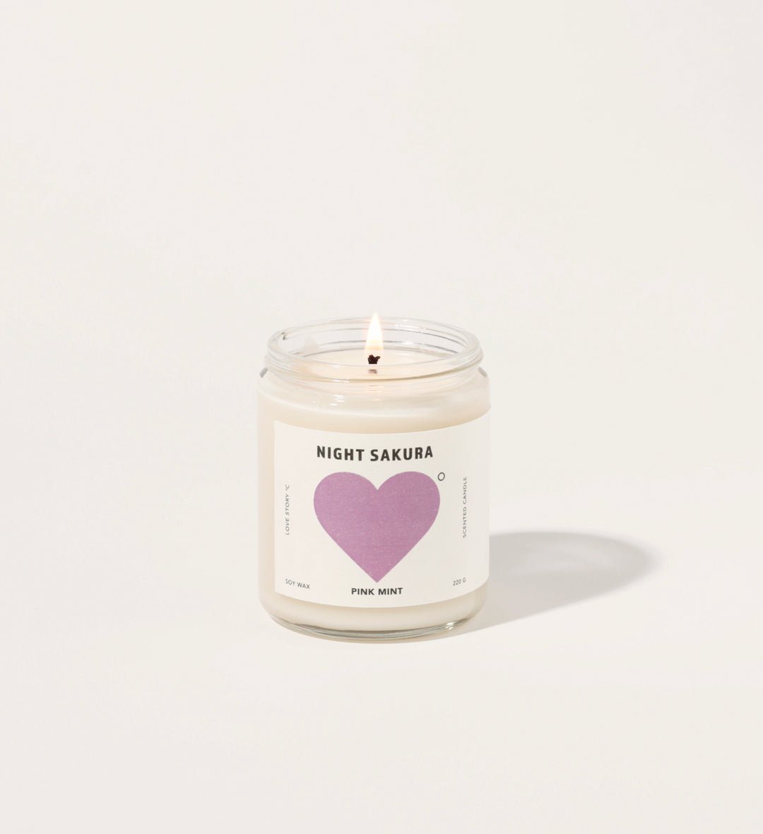 Pinkmint Candle Night Sakura
