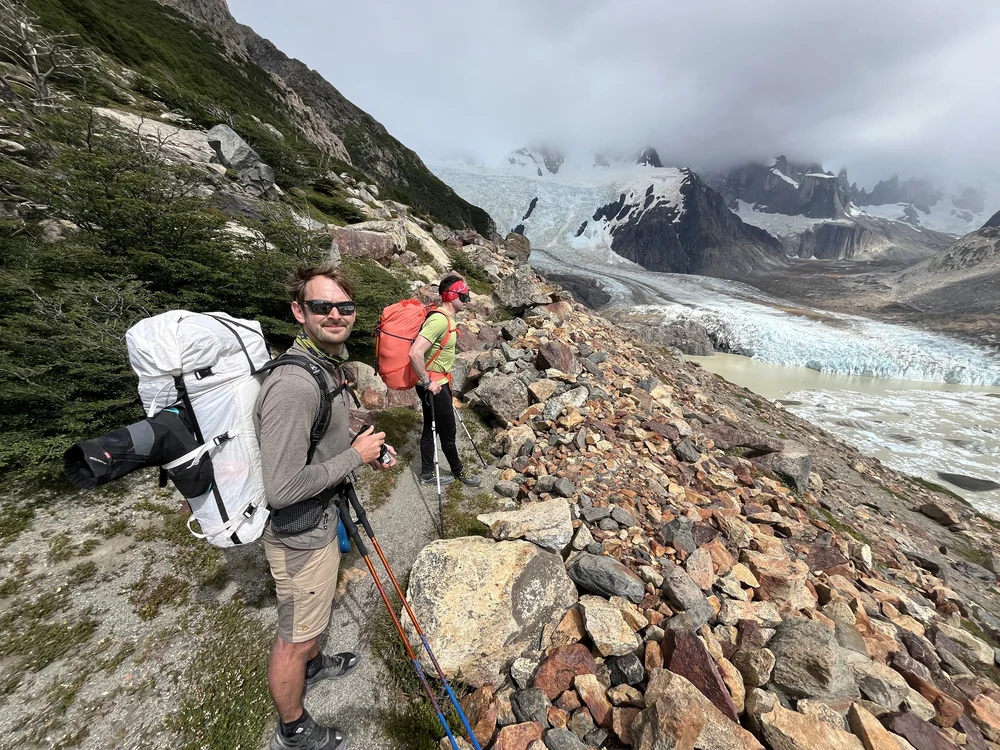 Danny and Colin on the approach