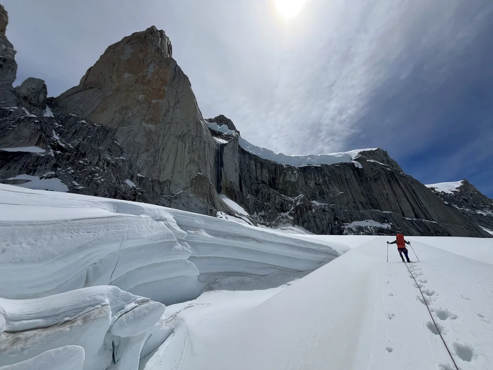 Meandering through a mellow maze of crevases