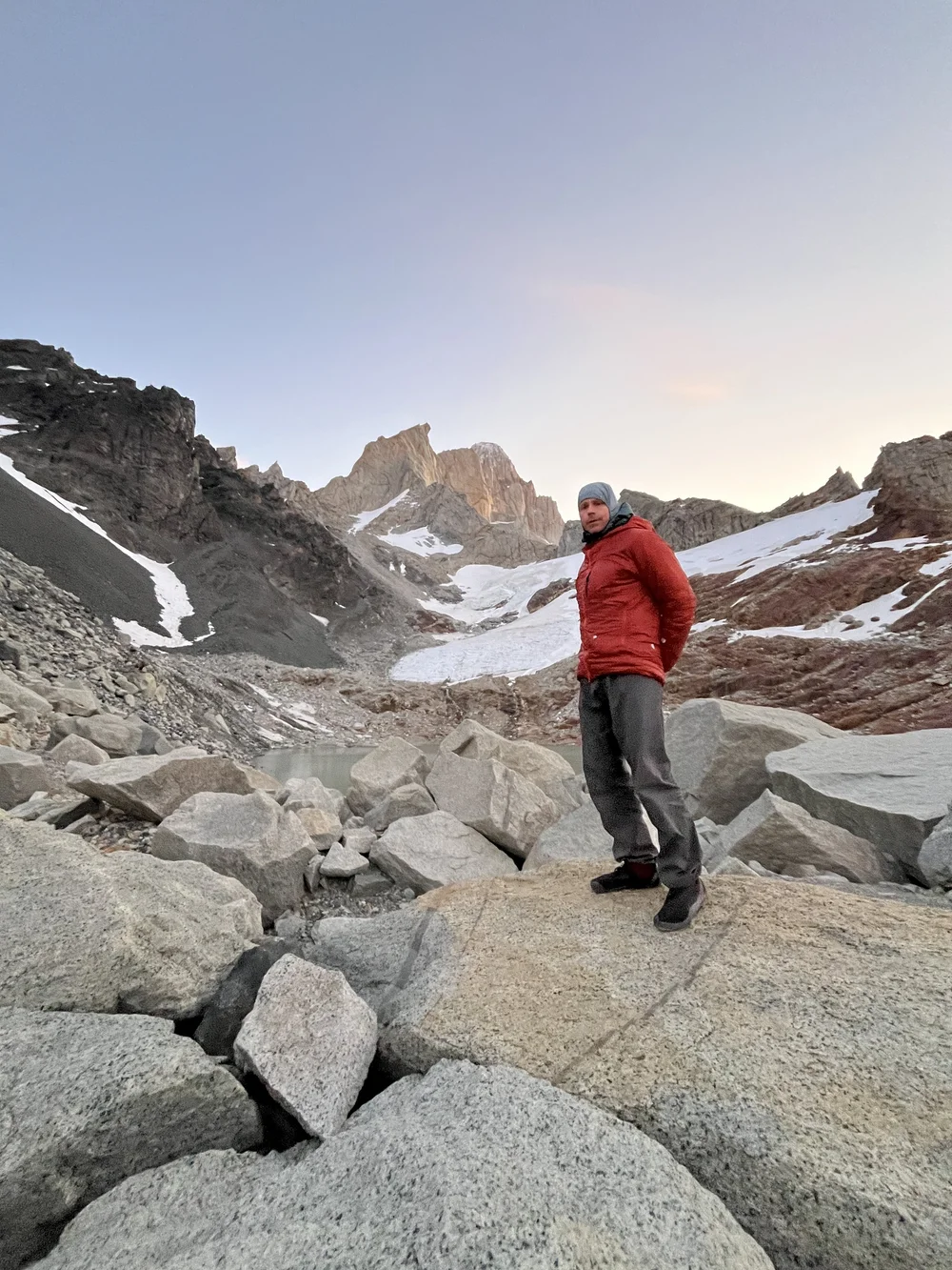 Colin hanging out at Piedra Negra