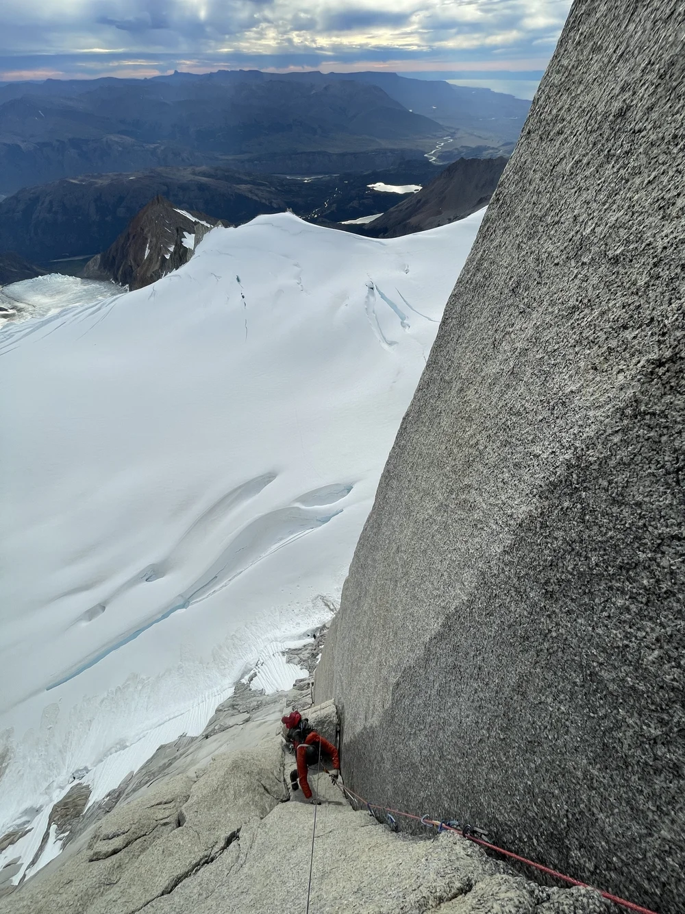 Perhaps the pitch before the Aquarian Roof (Photo: Colin Haley)