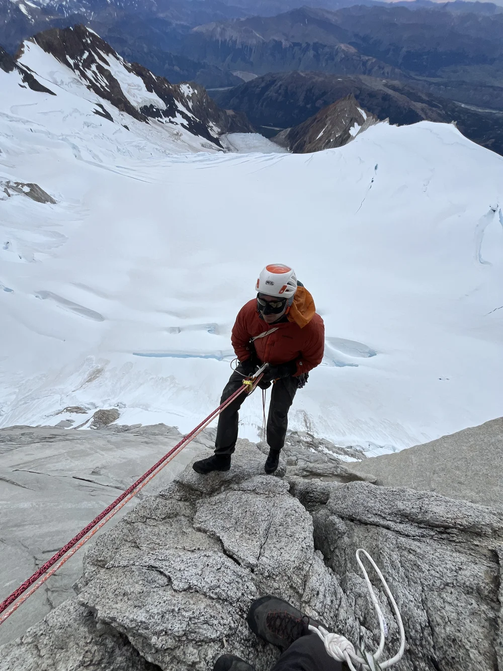 Going down back to camp :(