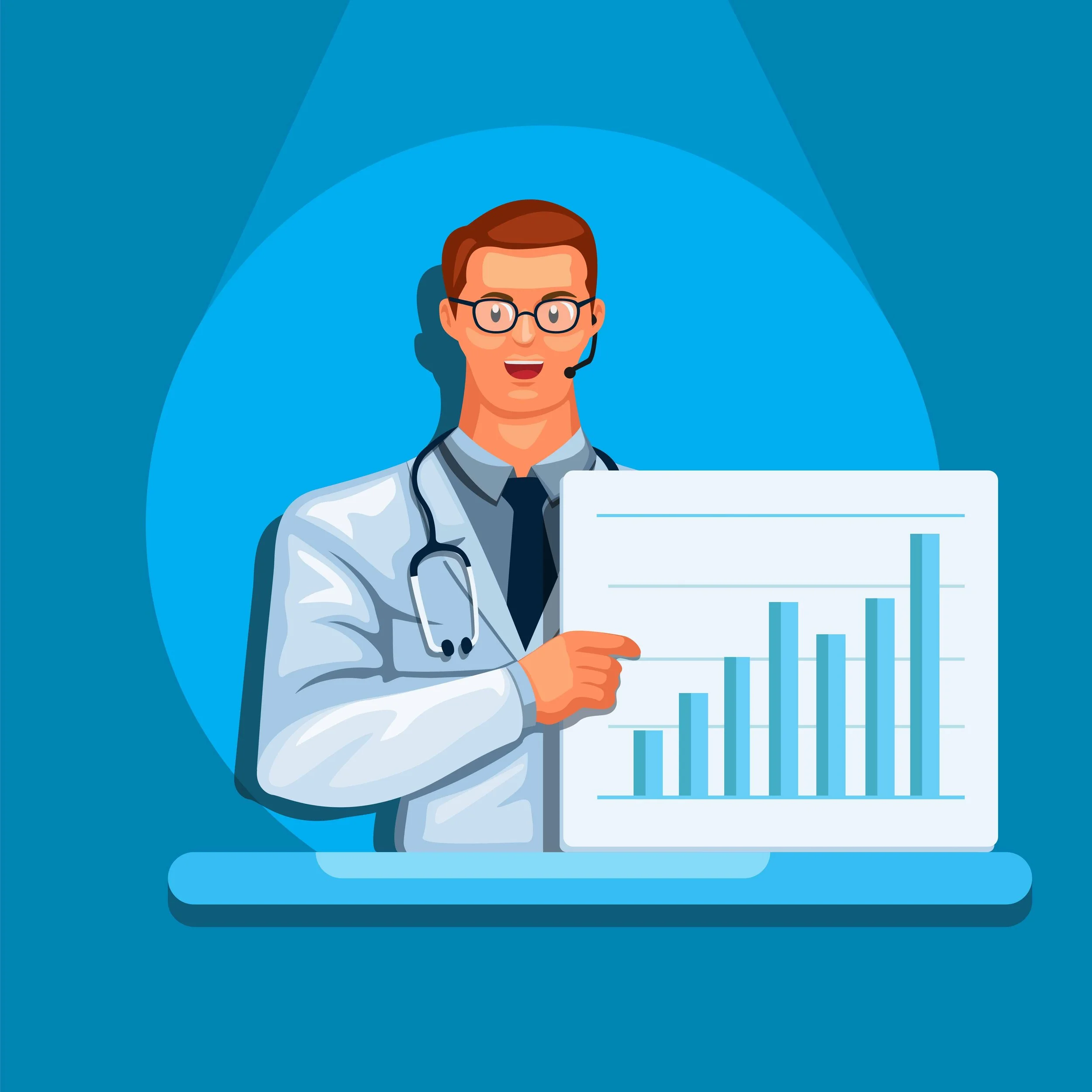Doctors' Volume Monthly Comparison in June in St.Petersburg, Florida