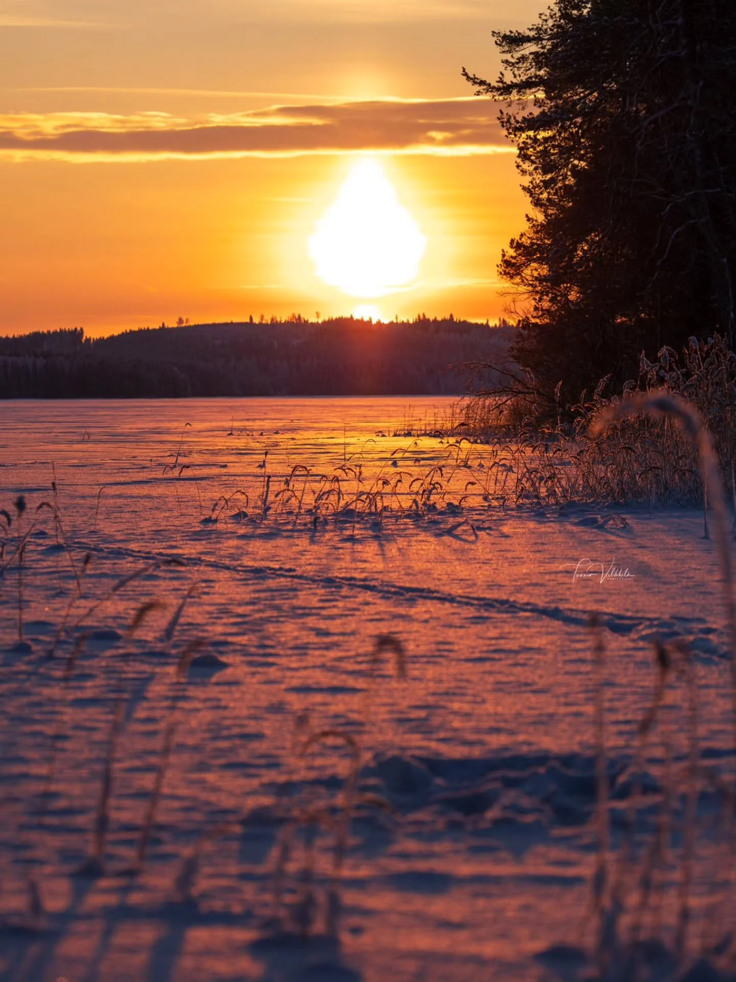 Syd&auml;ntalven s&auml;vyj&auml; Keski-Suomen korkeudelta ❄️☀️✨