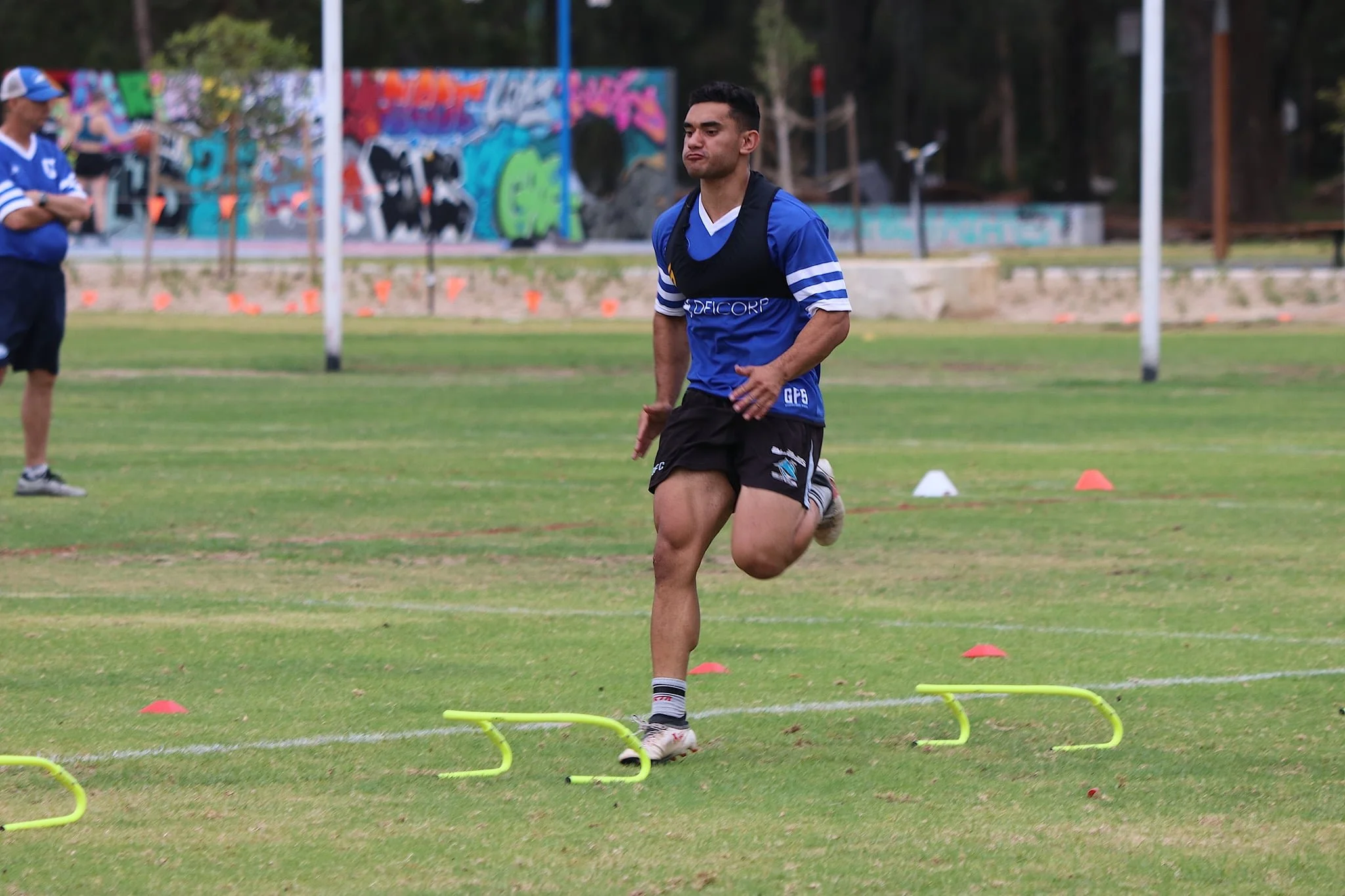 Off-season training session