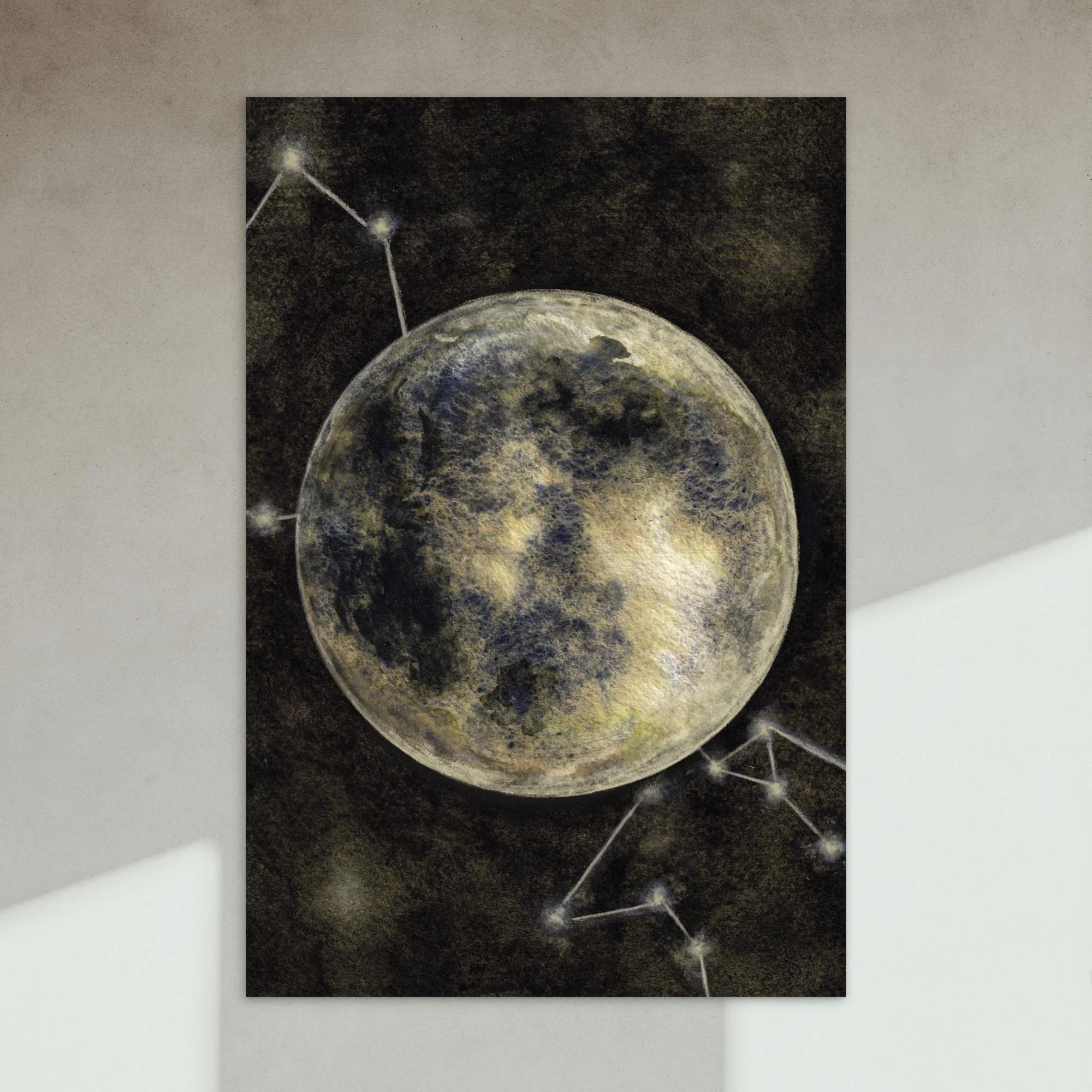 "Sage Moon" Postcard print